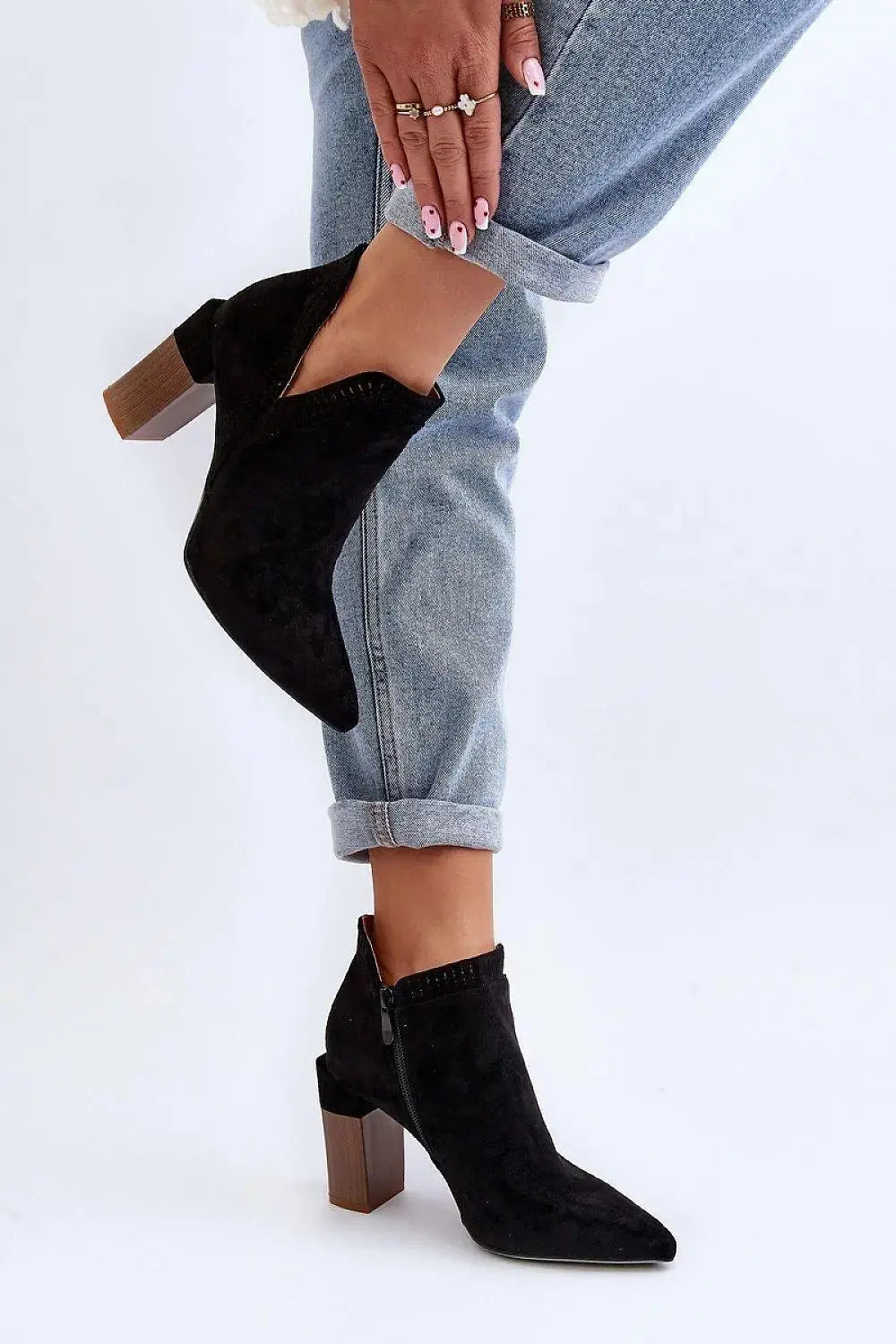 Step in style Women's boots made of eco-suede  Adomoo