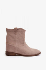 Step in style Women's boots made of natural suede  Adomoo