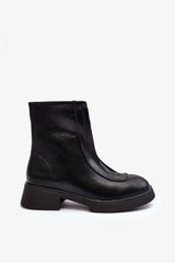 Step in style Women's flat heel boots  Adomoo