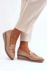 Step in style Women's half-shoes set on a light anchor  Adomoo