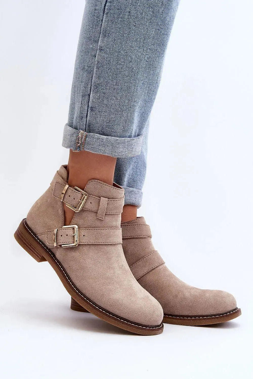 Step in style classic women's boots made of eco-suede  Adomoo