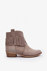 Step in style natural leather women's zipper boots  Adomoo