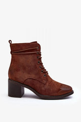 Step in style stylish and comfortable women's heel boots  Adomoo