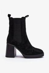Step in style women's boots made of eco-suede  Adomoo