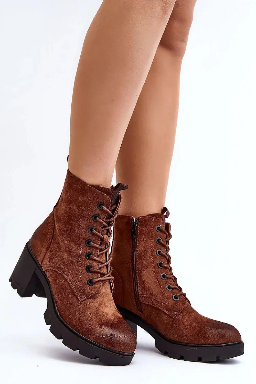 Step in style women's boots made of eco-suede  Adomoo