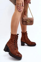 Step in style women's boots made of eco-suede  Adomoo