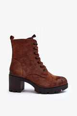 Step in style women's boots made of eco-suede  Adomoo