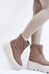 Step in style women's buskin boots made of natural leather  Adomoo