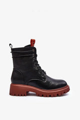 Step in style women's trapper shoes made of eco leather  Adomoo