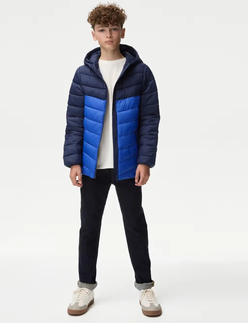 Stormwear™ Lightweight Hooded Padded Coat (6-16 Yrs)  Adomoo