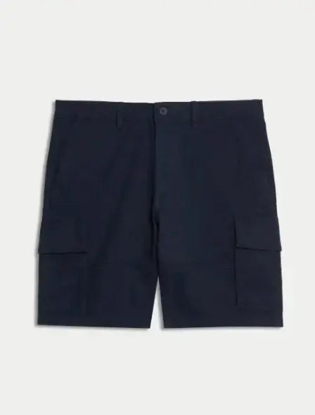 Straight Fit Stretch Cargo Short  Adomoo