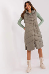 Sublevel Quilted insulated vest with hood  Adomoo