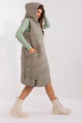 Sublevel Quilted insulated vest with hood  Adomoo
