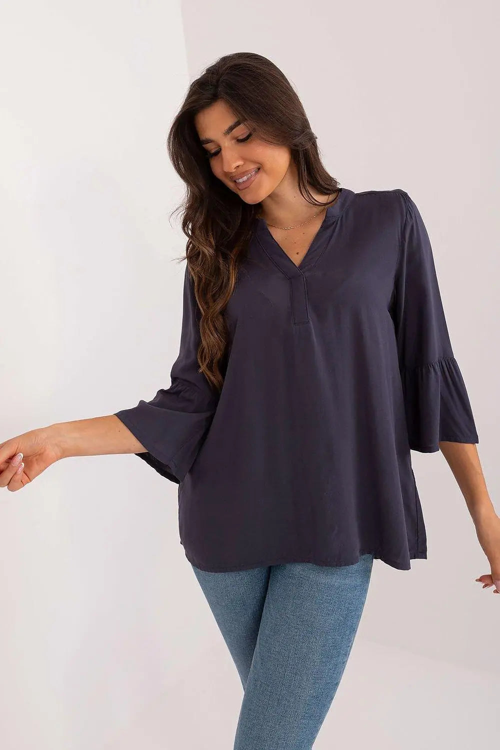 Sublevel high-quality viscose casual style blouse  Adomoo