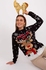 Sublevel tactile polyacrylic christmas sweater  Adomoo