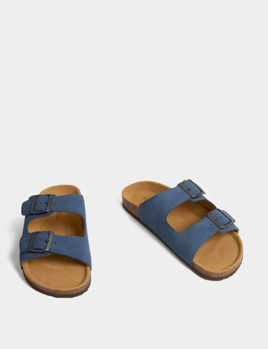 Suede Slip-On Corkbed Sandals  Adomoo