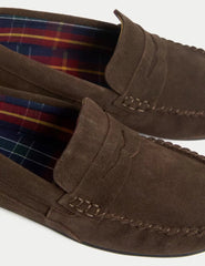 Suede Slippers with Freshfeet™  Adomoo