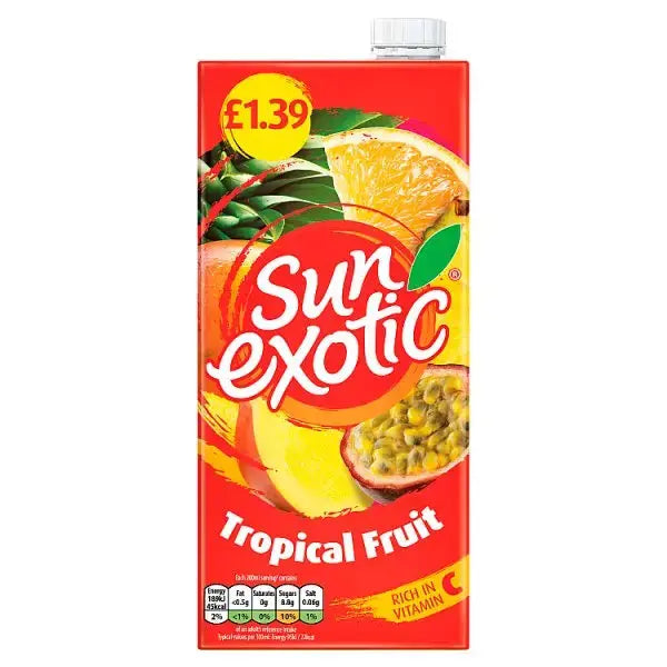 Sun Exotic Tropical Fruit 1 litre (Case of 12)  Adomoo