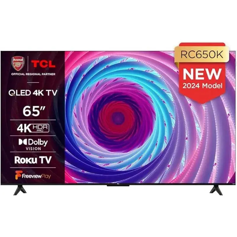 TCL 65RC650K 65-inch QLED Pro 4K Ultra HD Roku TV  Adomoo