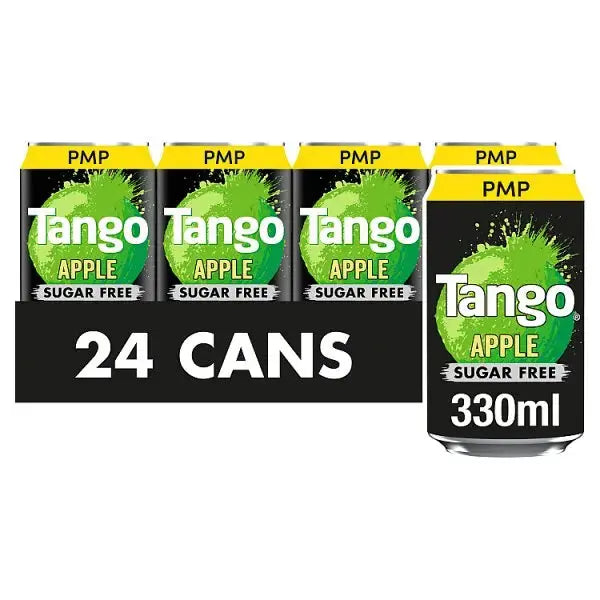 Tango Apple Sugar Free Can PMP 330ml (Case of 24)  Adomoo