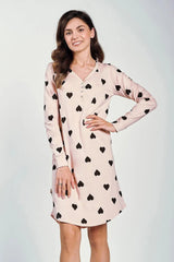 Taro V neckline and loose  nightgown  Adomoo