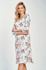Taro half-circle neckline and loose nightgown  Adomoo