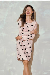 Taro half-circle neckline and loose nightgown  Adomoo