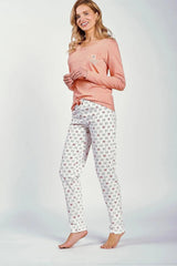 Taro long-sleeved blouse and pants pyjama  Adomoo
