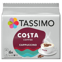 Tassimo Costa 6 Cappuccino 210g - Honesty Sales U.K