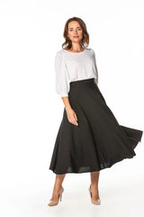 Tessita fashionable elegant mid-calf skirt  Adomoo