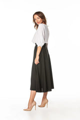Tessita fashionable elegant mid-calf skirt  Adomoo