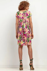 Tessita patterned viscose dress  Adomoo