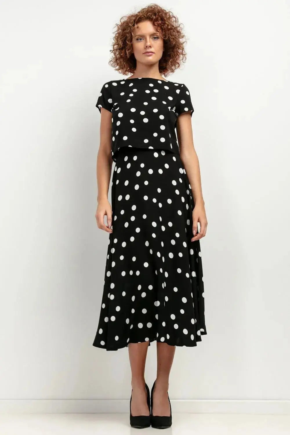 Tessita patterned viscose skirt  Adomoo