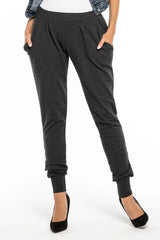 Tessita sweatpants with pockets and a ribbed leg  Adomoo