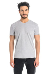 Teyli short sleeves white men's t-shirt  Adomoo