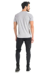 Teyli short sleeves white men's t-shirt  Adomoo