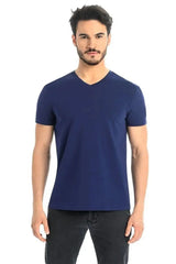 Teyli short sleeves white men's t-shirt  Adomoo