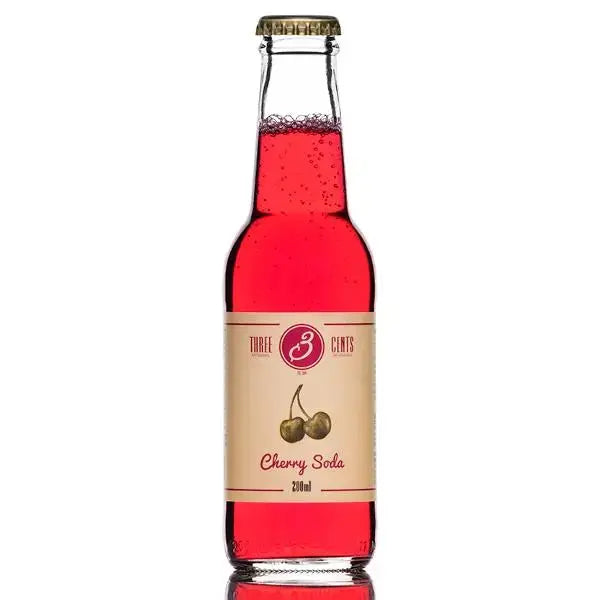 Three Cents Cherry Soda 24 x 200ml  Adomoo
