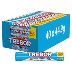 Trebor Softmints Spearmint Mints Roll 69p PMP 44.9g (Case of 40)  Adomoo