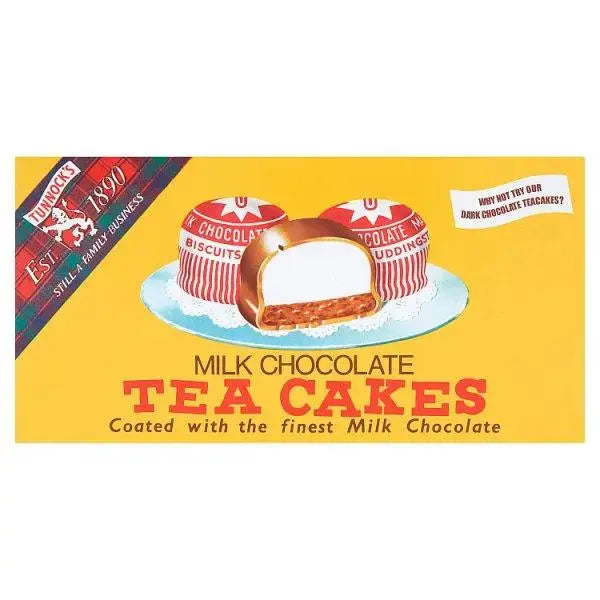 Tunnock's Milk Chocolate Tea Cakes 36 x 24g (Case of 36)  Adomoo