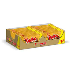 Twix Caramel & Milk Chocolate Fingers Biscuit Snack Bars Multipack (Case of 24)  Adomoo