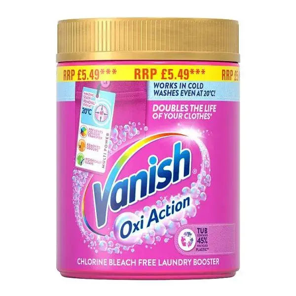 Vanish Laundry Booster and Stain Remover Powder Colours 6x470g PMP (Case of 6)  Adomoo