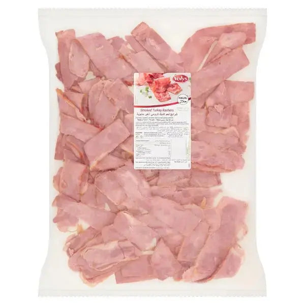 Volys Smoked Turkey Rashers 1kg  Adomoo