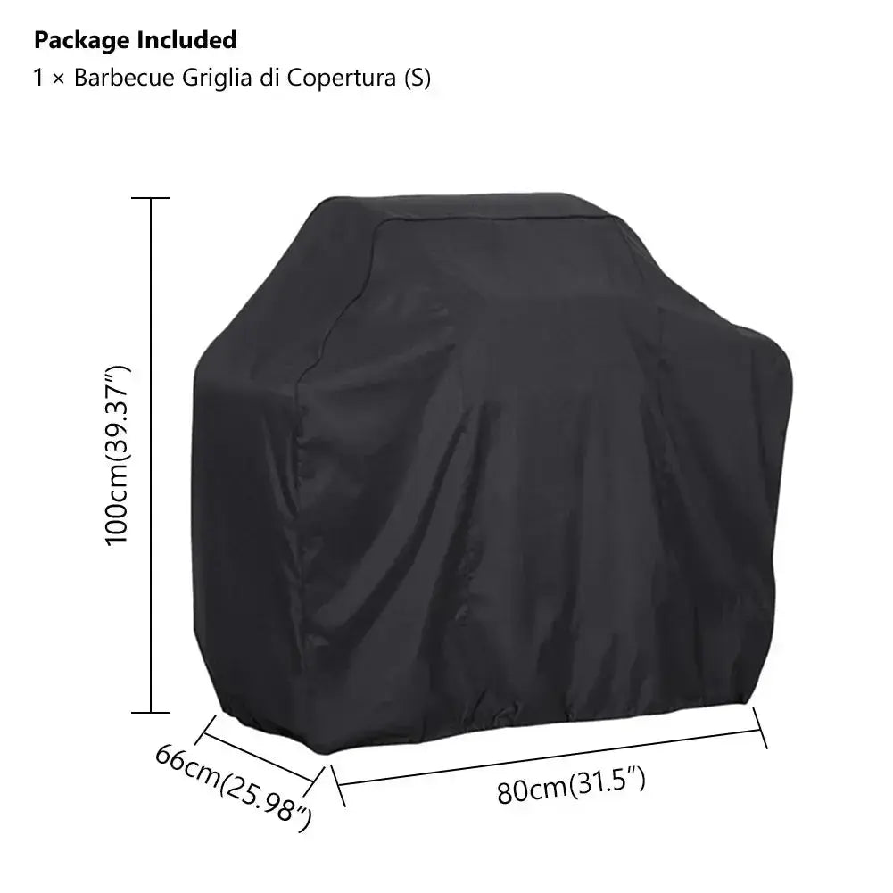 Waterproof BBQ Grill Cover – Anti-Dust, Rain & UV Protection for Gas, Electric & Charcoal Barbecues – Outdoor Garden BBQ Accessory  Adomoo