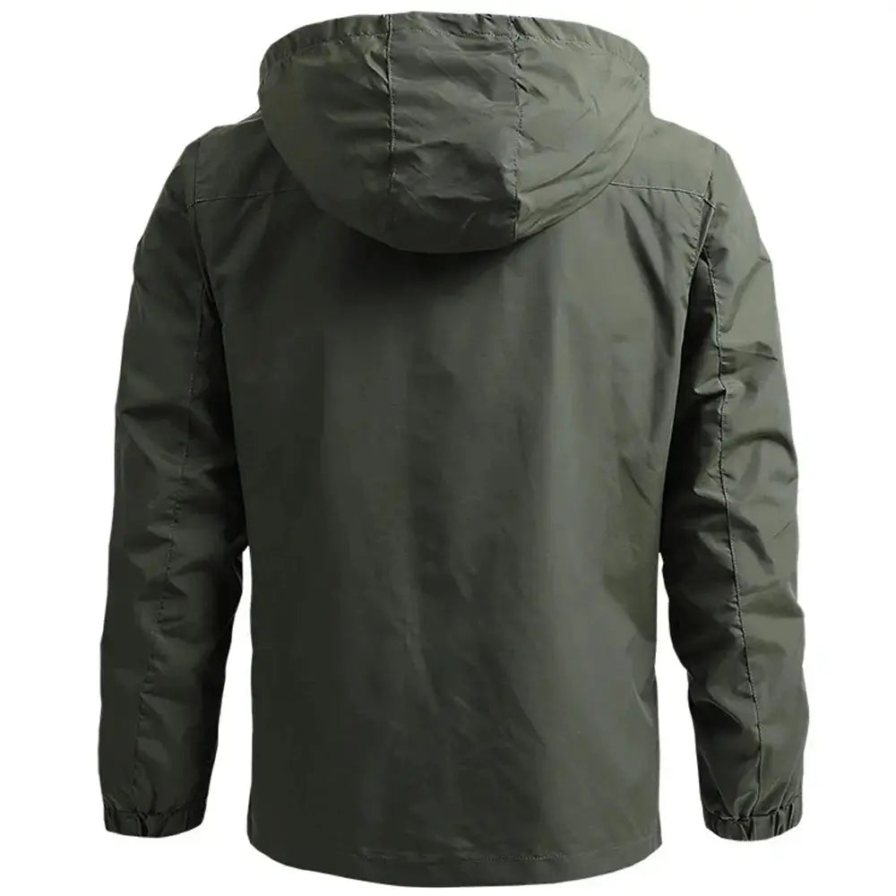 Waterproof Tactical Windbreaker Jacket – Lightweight Hooded Outdoor Gear (S-5XL)  Adomoo