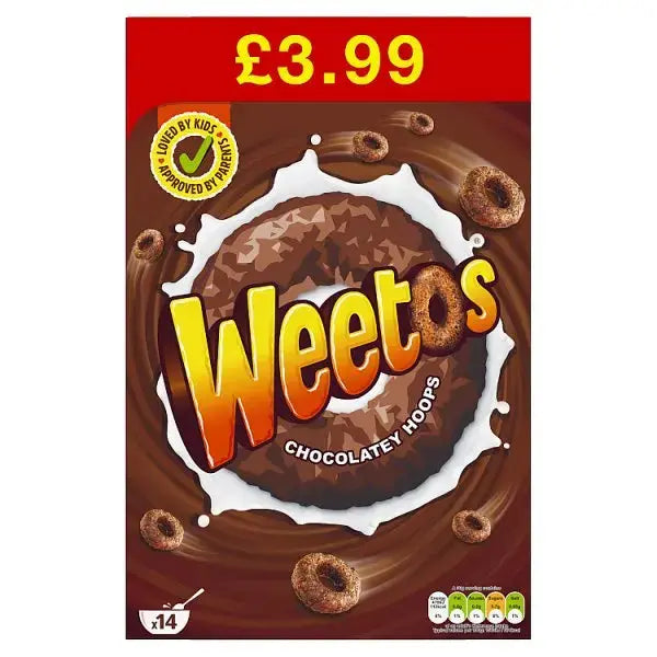 Weetos Chocolatey Hoops 8x420g case (Case of 8)  Adomoo