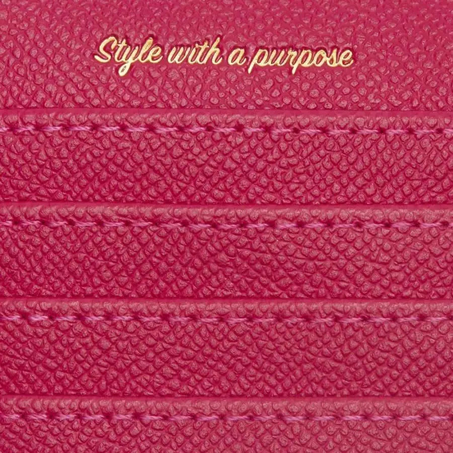 Willow Fuchsia Coin and Card Holder  Adomoo