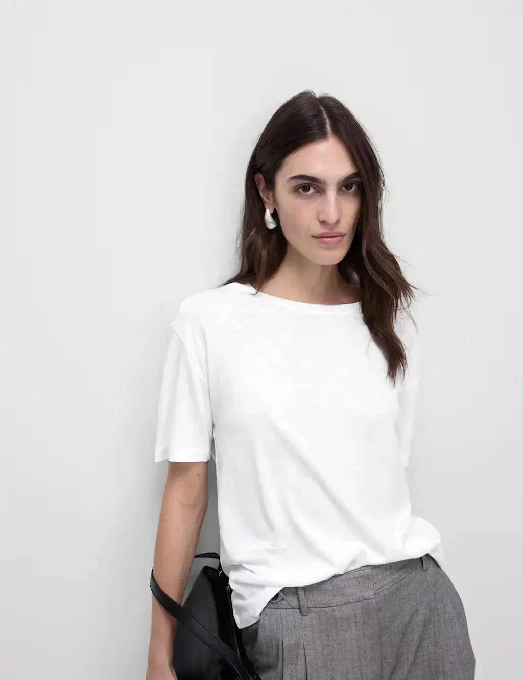 Womens Cotton Modal Relaxed T-Shirt  Adomoo