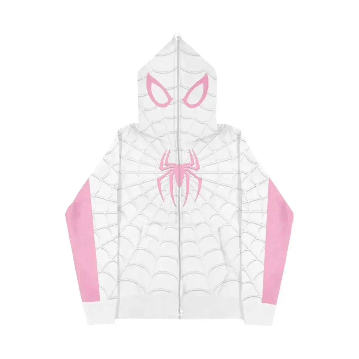 Y2K Spider Web Red Hoodie Sweatshirt - Harajuku Punk Grunge Women's Hip Hop Hoodie  Adomoo