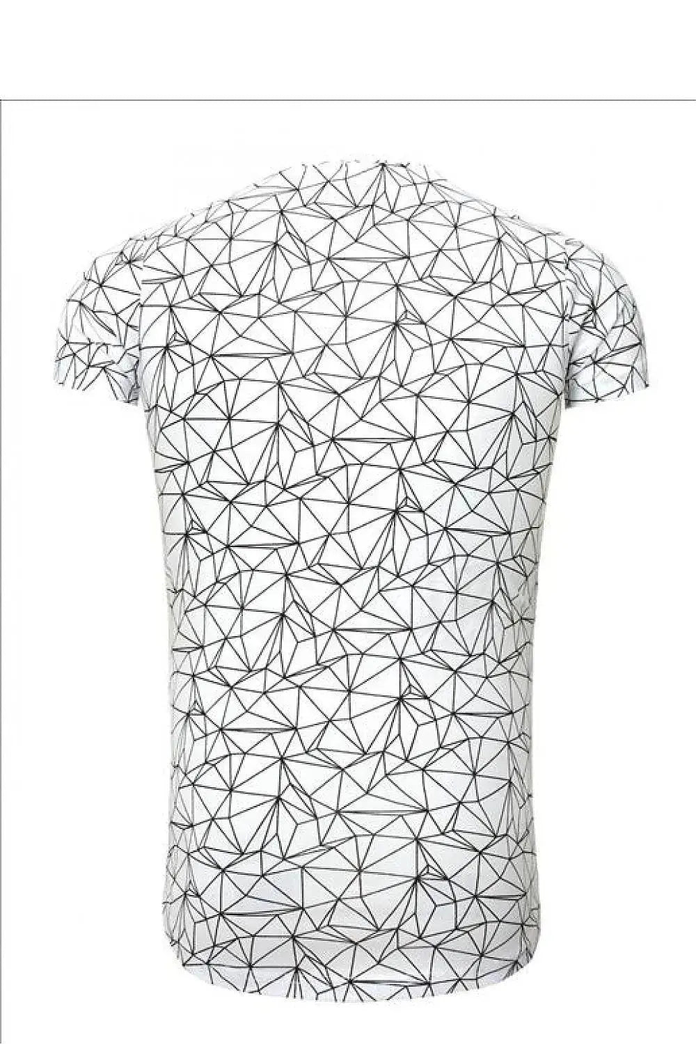 YourNewStyle Men's short sleeve white t-shirt  Adomoo